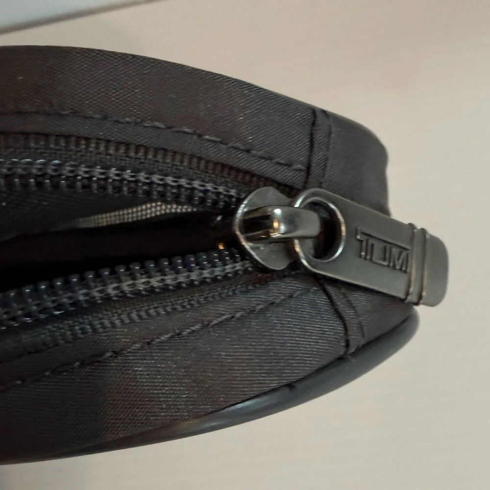 TUMI Black Mesh Travel Case